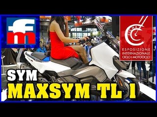 SYM Maxsym TL en el Salón de Milán EICMA 2017