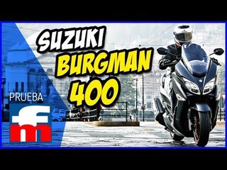 Prueba del Suzuki Burgman 400 2017