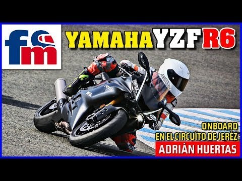 Yamaha YZF-R6 al límite en el Circuito de Jerez