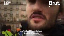 Rémi explique pourquoi il est venu manifester parmi les gilets jaunes à Paris