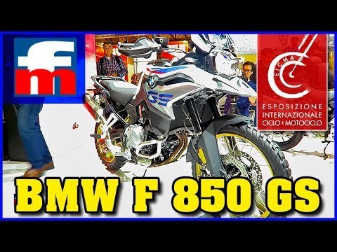 BMW F 850 GS en el Salón de Milán EICMA 2017