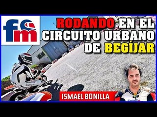 Ismael Bonilla rodando en el Festival de la Moto de Begíjar 2018