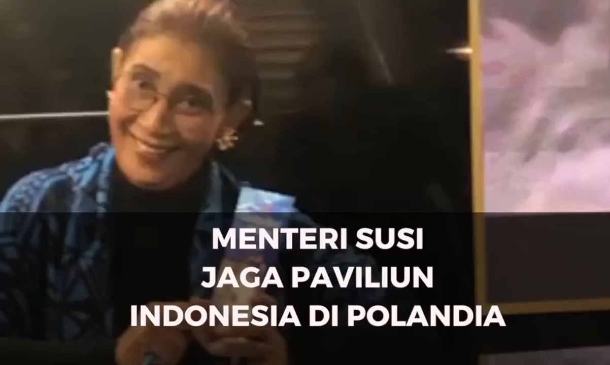 Menteri Susi Jaga Paviliun Indonesia di Polandia