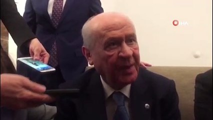 Devlet Bahçeli'den Binali Yıldırım'ın Adaylığına Destek
