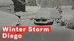 Winter Storm Diego Hits North Carolina