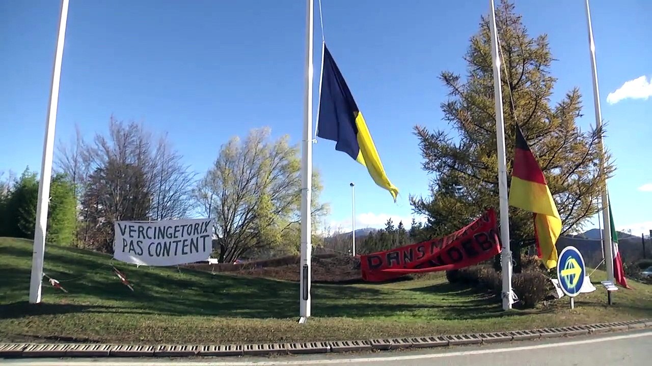 Hautes Alpes : blocages au rond point du Sénateur à Gap