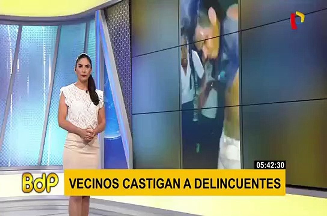 Iquitos: pobladores capturan y castigan a dos ladrones por robar mil soles