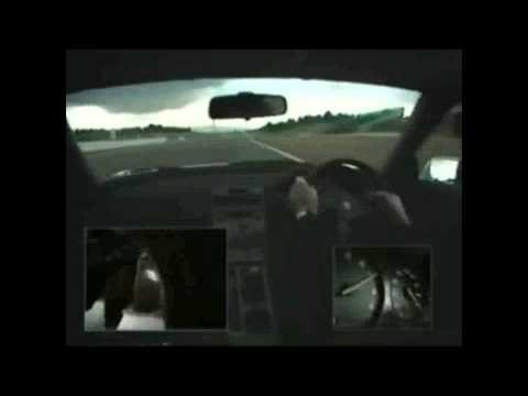 Ayrton Senna probando el Honda NSX