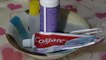 Contact Solution Slime with Colgate Toothpaste !!! how to make slime with Colgate Toothpaste