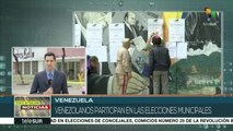 Venezolanos participaron desde temprano en comicios municipales