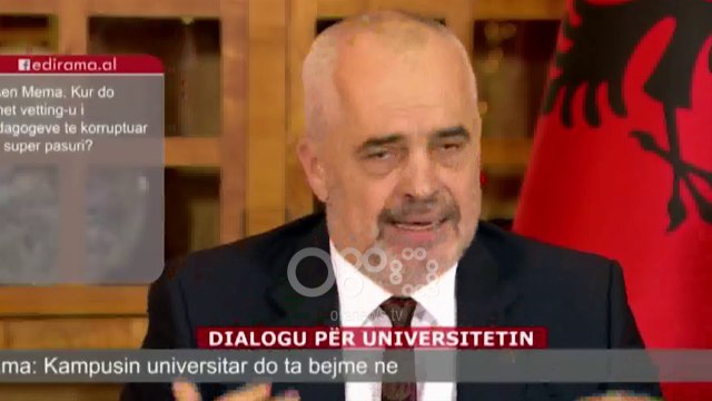 Ora News - Rama: Unaza e re, doli një mashtrues ne marrim baltën. Air Albania nuk ka ikur