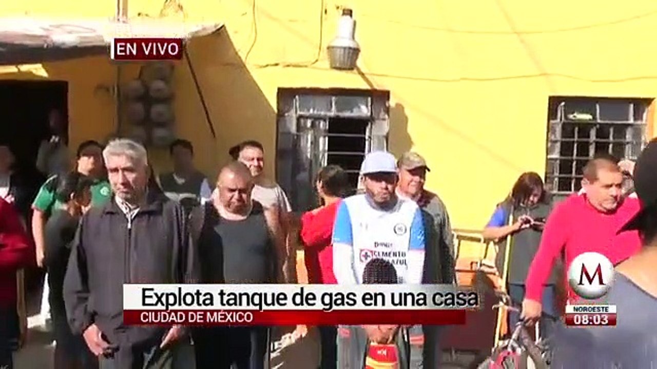 Explota tanque de gas en casa de la GAM