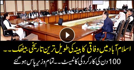 Prime Minister Khan directs ministries to ensure achievement of 100 days targets