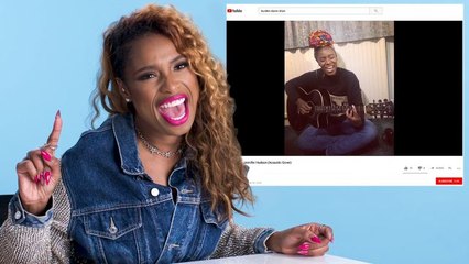 Jennifer Hudson Watches Fan Covers on YouTube
