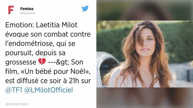 Laëtitia Milot. En larmes, l’actrice évoque son combat contre l’endométriose.