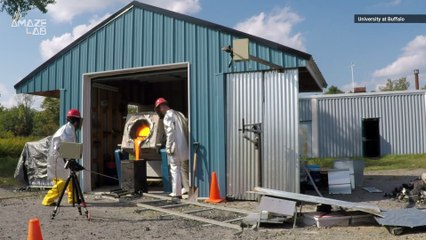 Manmade Lava Mixed with Water to See What Makes It Tick, Tick… Boom!