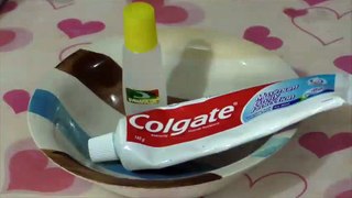 How to Make Slime Colgate Toothpaste and glue, Without Borax , Without Starch and Without Detergent