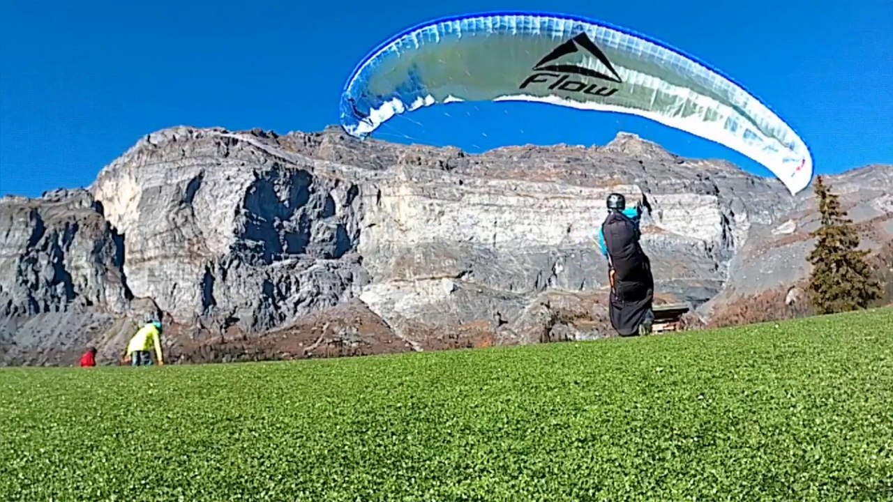 Test voile Flow XCRacer à Plaine Joux.