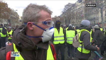 Gilets jaunes : "On nous tire dessus alors qu'on n'est même pas armé" - L'info du vrai du 10/12 - CANAL+