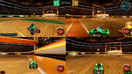 [Rocket League #03] Basquete Com Carros! [4 Players] feat. #TeamJapaBR