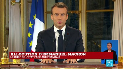 REPLAY - Revoir l'allocution d'Emmanuel Macron en pleine crise des Gilets jaunes