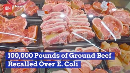 Beef Recalled For E-Coli Danger