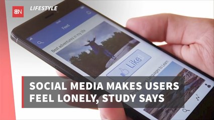 Social Media Can Cause Feeling Of Loneliness