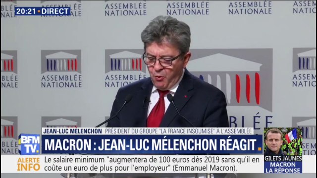Jean-Luc Mélenchon reproche qu' aucune des revendications pour davantage de démocratie participative ne reçoit de réponse