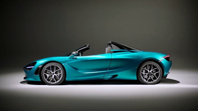 La supercar décapotable McLaren 720S Spider embarque un V8 biturbo de 720 ch
