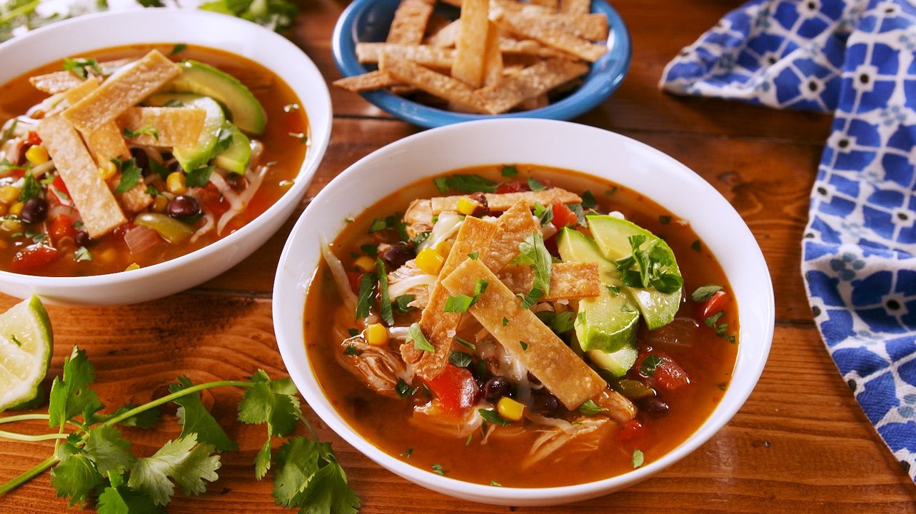 Instant Pot Chicken Tortilla Soup Is The Coziest Winter Dinner