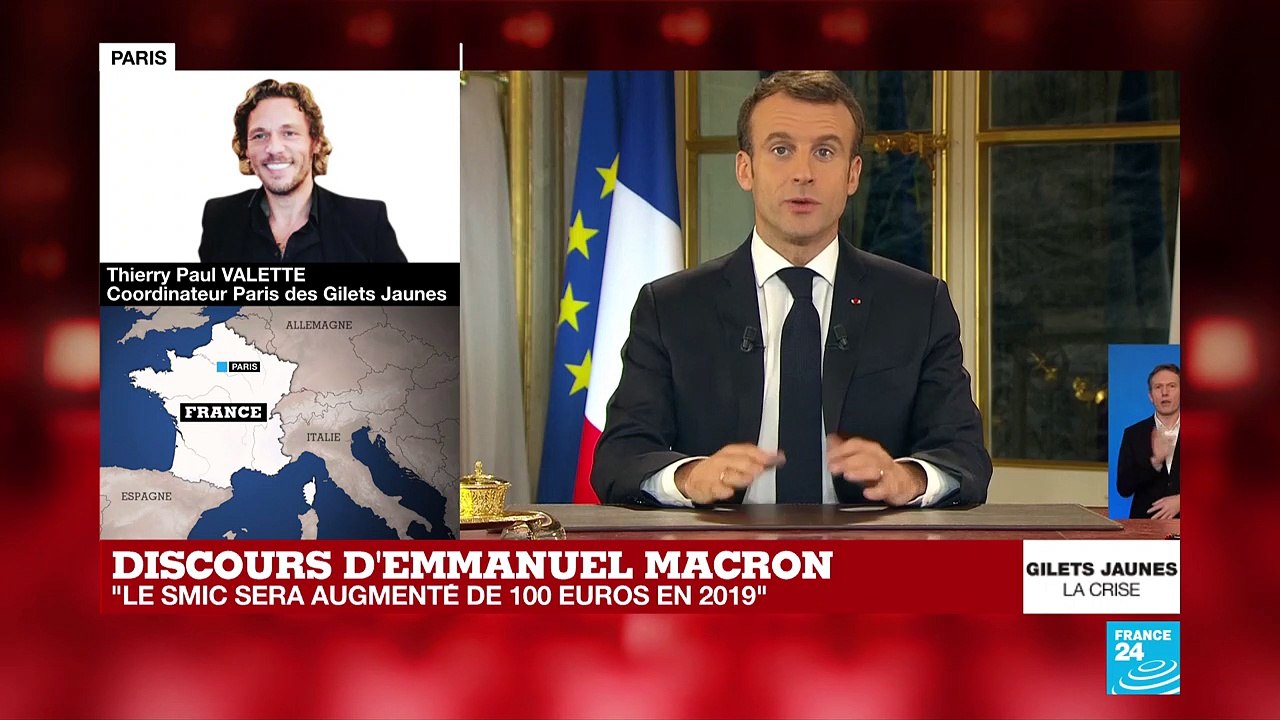 "Le président a entamé le dialogue", salue le coordinateur Paris des Gilets jaunes