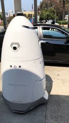 Security Guard Robot Debuts at California Gas Station