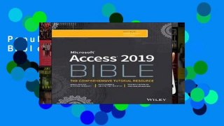 Popular Access 2019 Bible
