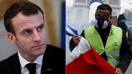 Macron subirá el salario mínimo y bajará impuestos para calmar a los 'chalecos amarillos"