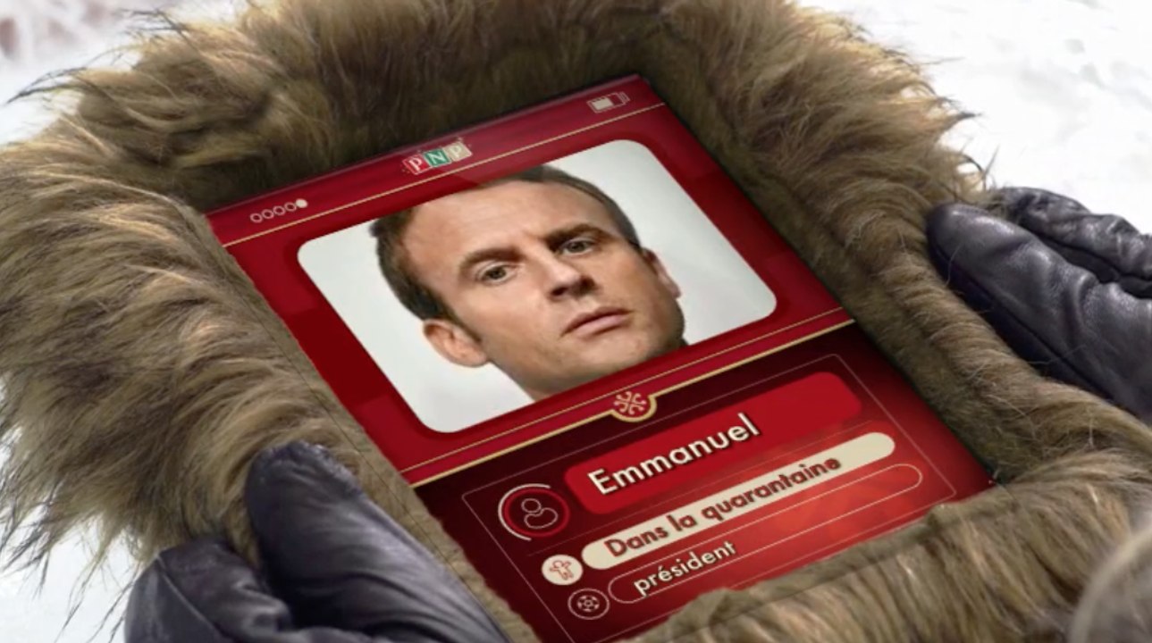 Quand le Père Noël envoie une vidéo à Emmanuel Macron...