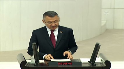 Cumhurbaşkanı Yardımcısı Oktay - Tarım ve hayvancılık destekleri - TBMM