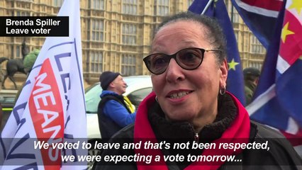 Brits react as PM announces delay to Brexit deal vote