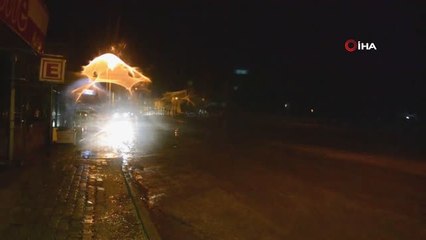 Afyonkarahisar'da Şiddetli Yağış Etkili Oldu