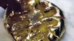 The Most Satisfying Slime ASMR #138 - Gold Leaf Slime
