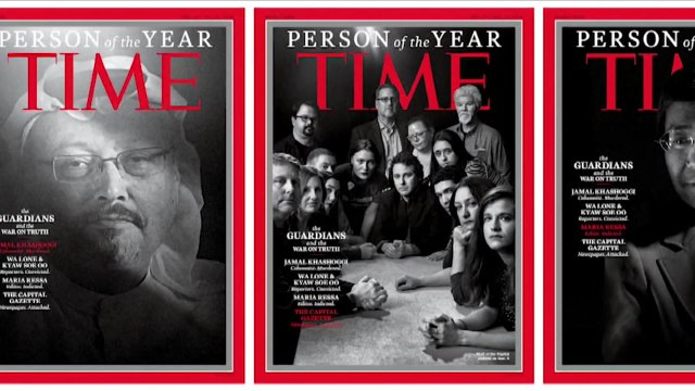 美타임, 올해의 인물에 '진실수호 언론인들' 선정 / YTN