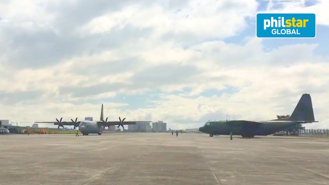US Air Force plane carrying Balangiga Bells arrives in Philippines