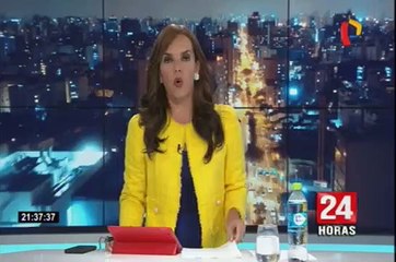 Cajamarca: llamas de fuego consume farmacia en el centro de Jaén