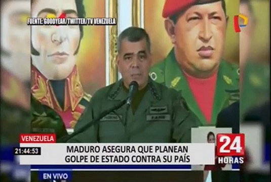 Venezuela: Maduro asegura que Estados Unidos planea golpe de estado