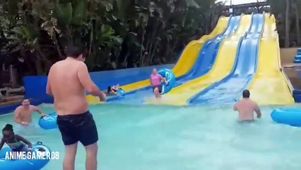 Waterslide Epic Fail Accidents