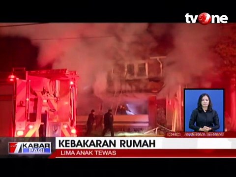 Kebakaran Rumah Tewaskan Lima Orang Anak