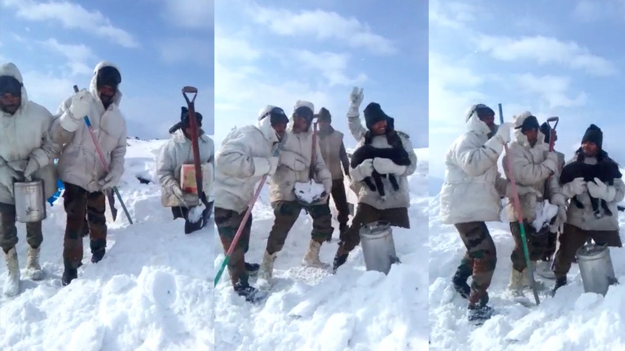 Video: पाकिस्‍तानी सिंगर हसन जहांगीर के गाने 'हवा हवा' पर डांस करते इंडियन आर्मी के जवान