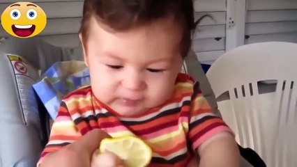 FIRST TIME LİMON EATING BABIES (FUNNY BABY VIDEOS)