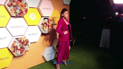 Descargar video: Priyanka Chopra - Nick Jonas Make First Appearance After Marriage At Bumble Launch Event