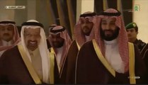 فيديو: ولي العهد يمازح وزير الطاقة السعودي أثناء افتتاح مدينة الطاقة