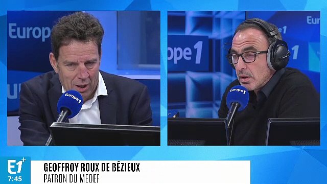 Geoffroy Roux de Bézieux estime que demander la démission du président ce n'est pas la République et pas la démocratie